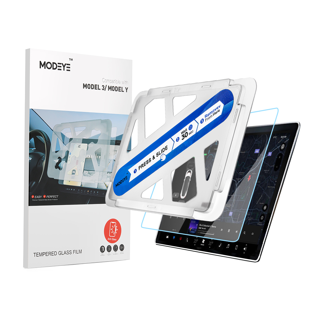 Anti Glare Car Rearview Mirror Film - 15 inç Araba GPS Merkezi Kontrol