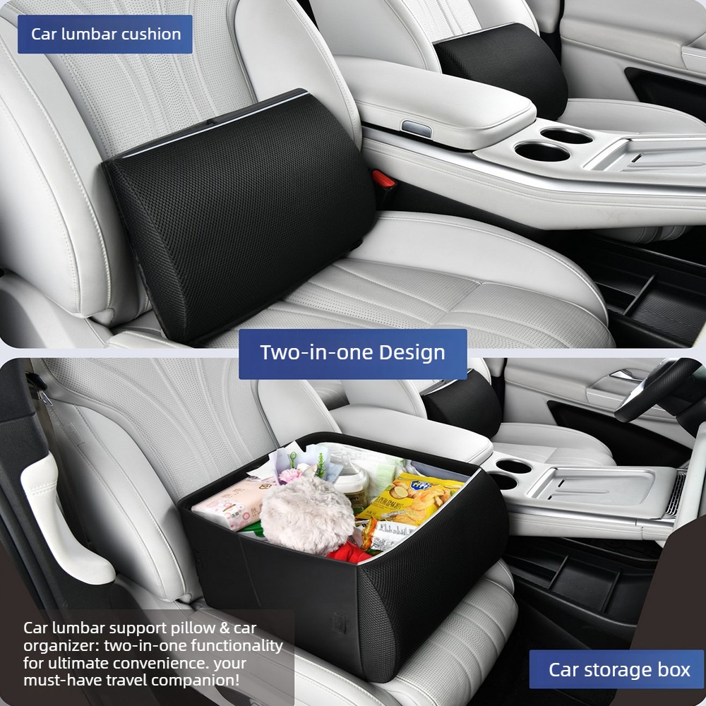 Car Trunk Organizer Foldable Storage Box - 2'si 1 Arada Çok Fonksiyonlu Araba