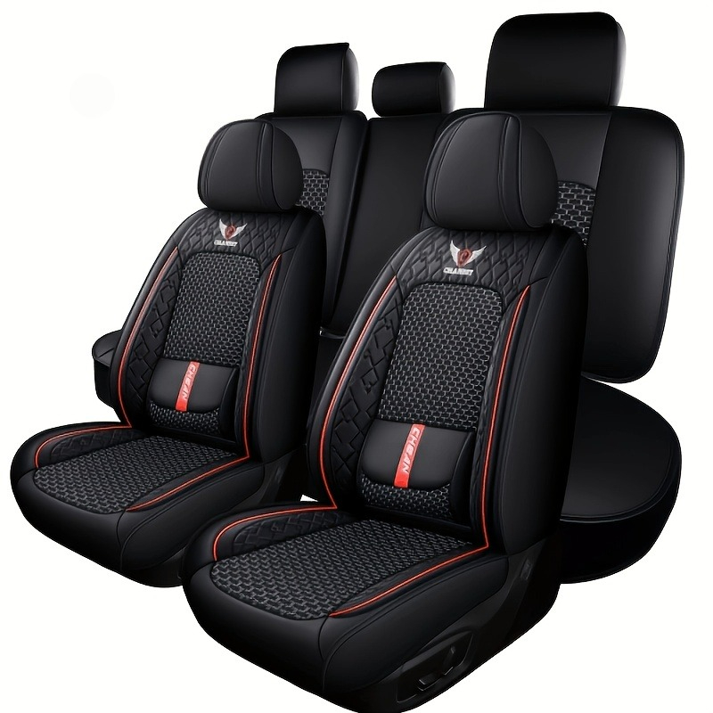 Leather Car Seat Covers Full Set Universal - Polo 9n3, Leapmotor B05, Citroen C5