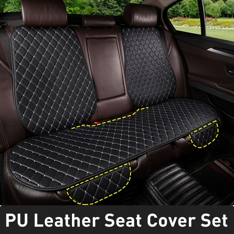 Leather Car Seat Covers Full Set Universal - Karcle PU Deri Araba Koltuk Kılıfları