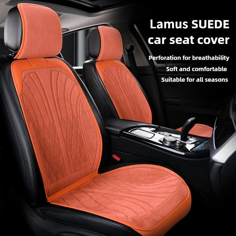 Leather Car Seat Covers Full Set Universal - Lüks Süet Deri Araba Koltuğu Koruyucu