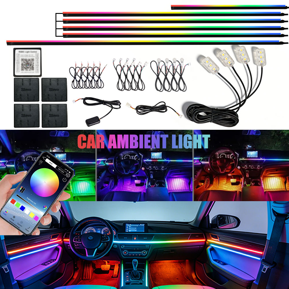 6/10/14/18/22 In1 Araba Akrili - Led Ambient Interior Car Lights App Control incelemesi ve fiyatı
