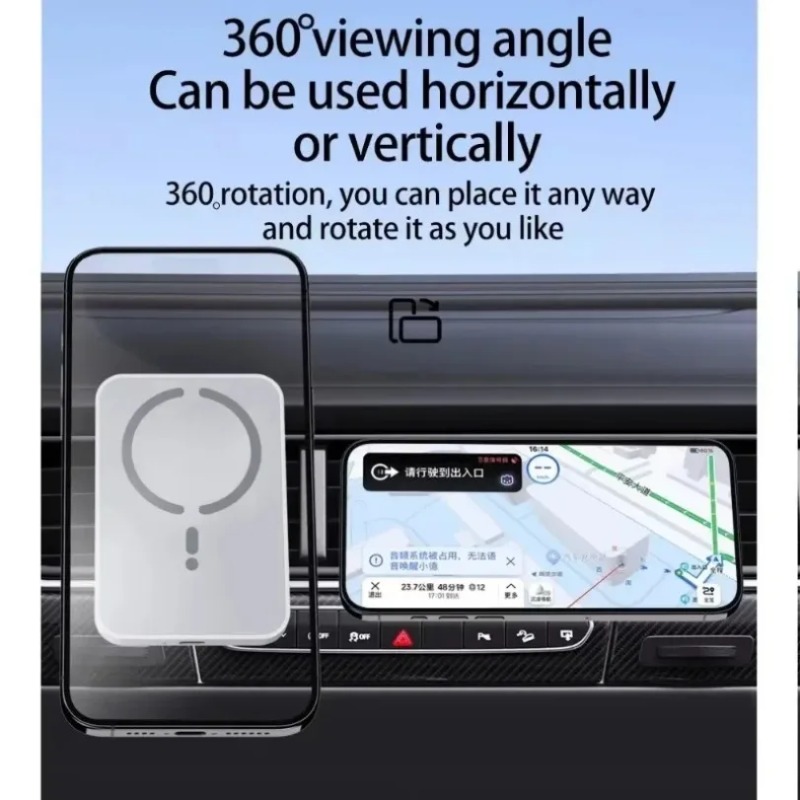 Manyetik Araç İçi Kablosuz Şar - Magnetic Phone Holder For Car Vent incelemesi ve fiyatı