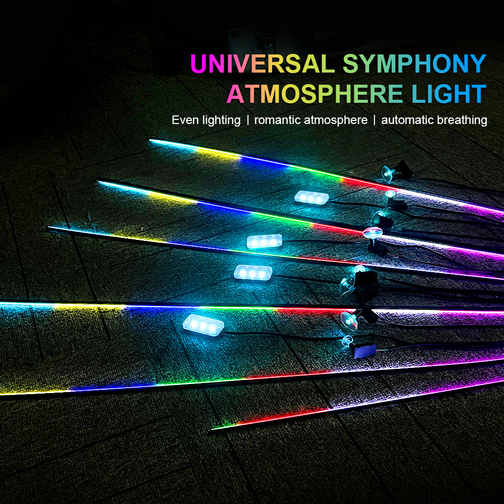 18 in 1 64 Renk RGB Senfoni Ar - Led Ambient Interior Car Lights App Control incelemesi ve fiyatı
