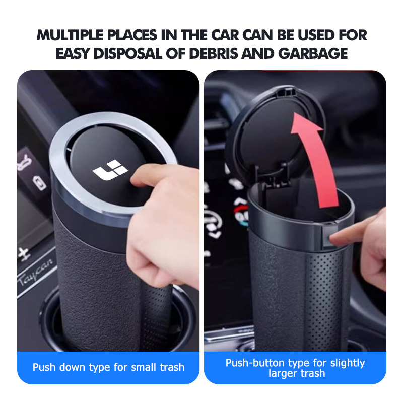 Araba çöp kutusu dayanıklı su  - Waterproof Car Trash Can With Lid incelemesi ve fiyatı