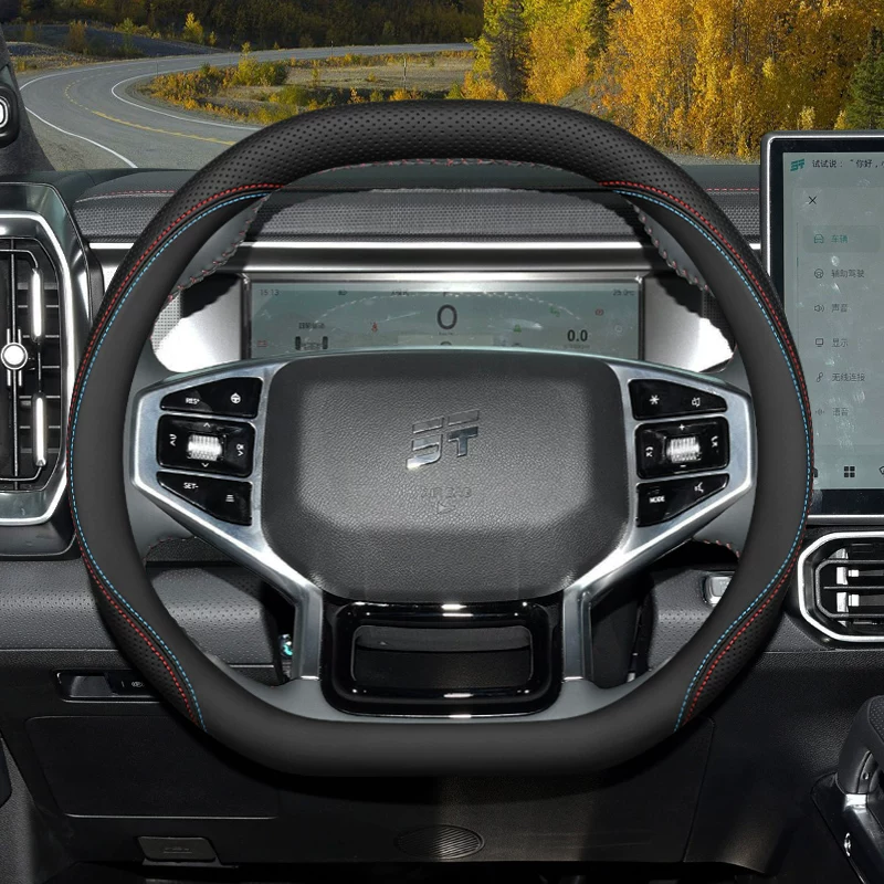 2026 JETOUR Dashing T1 T2 Lüks - Car Steering Wheel Cover Anti Slip Breathable incelemesi ve fiyatı