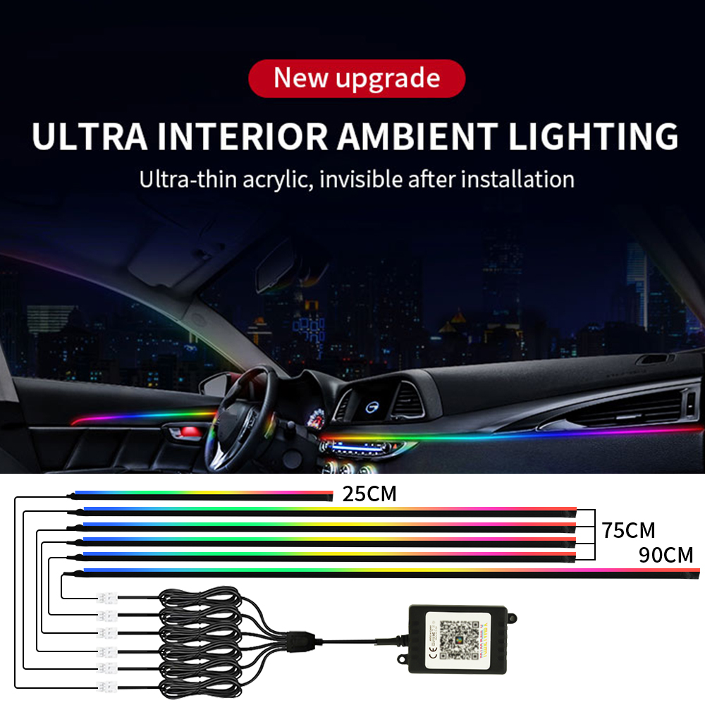 Senfoni Araba Ortam Işıkları K - Led Ambient Interior Car Lights App Control incelemesi ve fiyatı