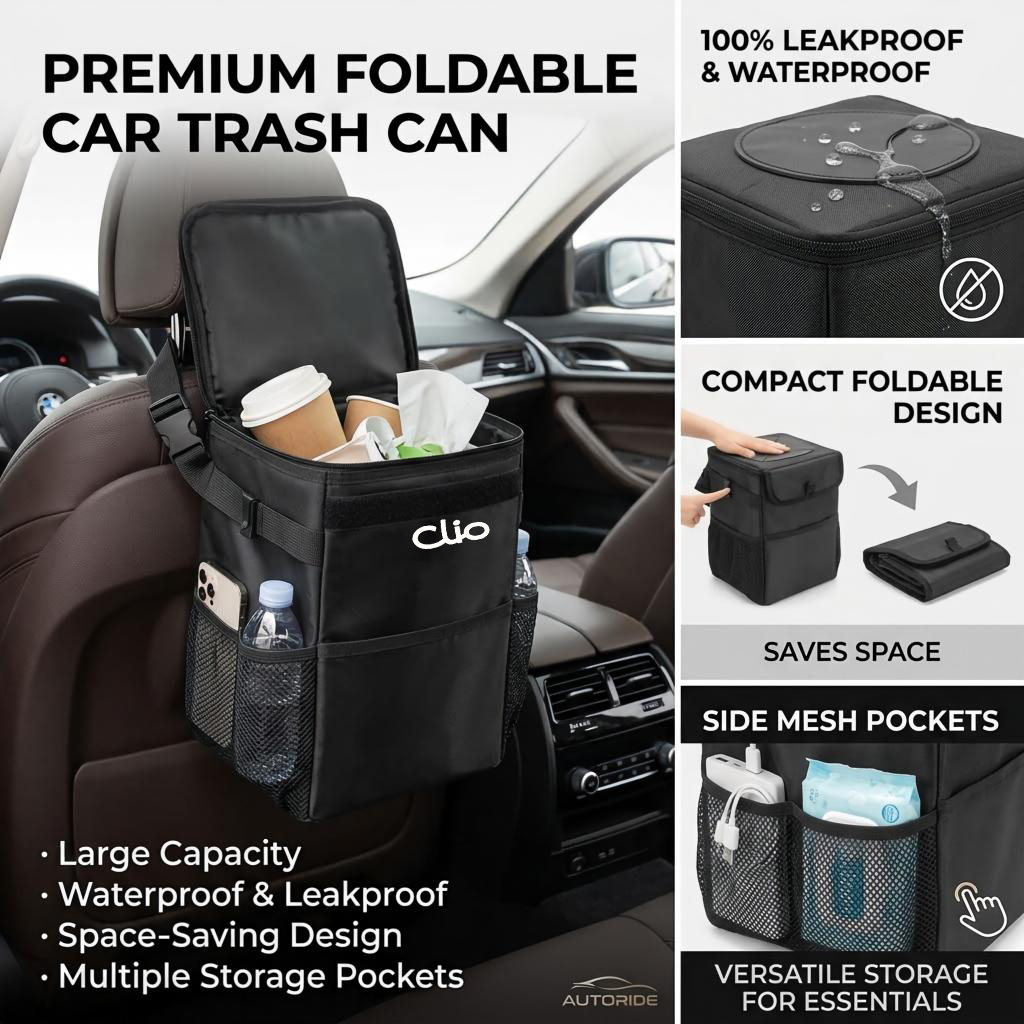 Su geçirmez araç içi çöp kutus - Waterproof Car Trash Can With Lid incelemesi ve fiyatı